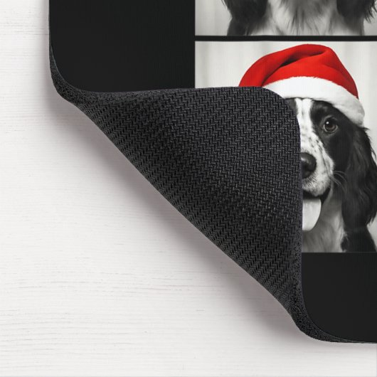 Funny Christmas English Springer Spaniel Santa Pho Muismat (Hoek)