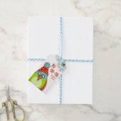 Funny Christmas Feestdagen Gezegden Feestvogel Cadeaulabel (Met Touw)