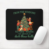Funny Christmas From The Windows To The Walls I'm  Muismat (Met muis)