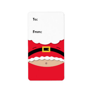 Funny Christmas Gift Label Label