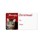Funny Christmas Gift Label Labels (Voorkant)