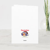 Funny Christmas Holiday Carte de voeux (Dos)