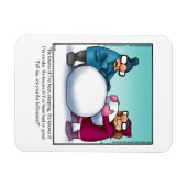 Funny Christmas Humor Magnet Gift Magneet (Horizontaal)