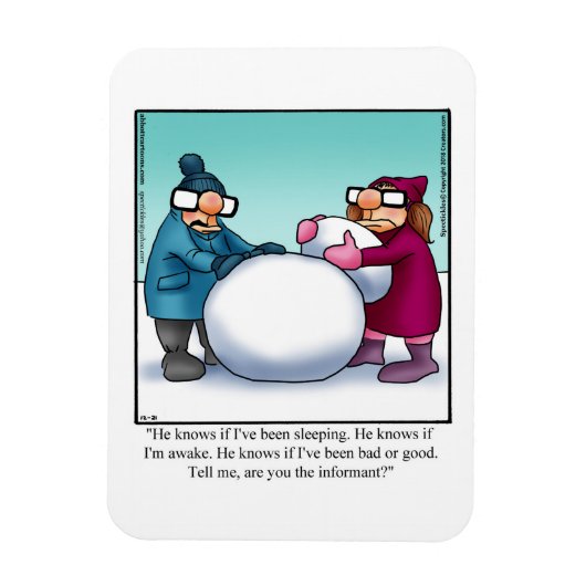 Funny Christmas Humor Magnet Gift Magneet (Verticaal)