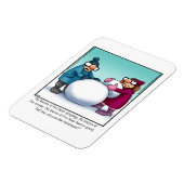 Funny Christmas Humor Magnet Gift Magneet (Linkerzijde)