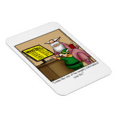 Funny Christmas Humor Magnet Gift Magneet (Rechterzijde)