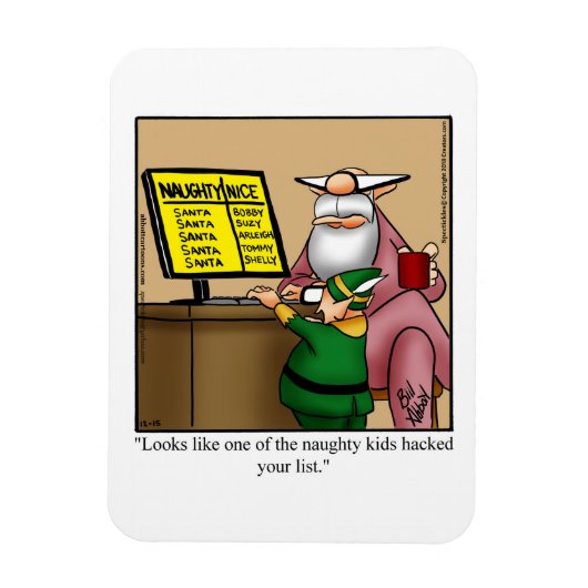 Funny Christmas Humor Magnet Gift Magneet (Verticaal)