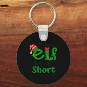 Funny Christmas I'm Not An Elf I'm Just Short Xmas Sleutelhanger (Voorkant)