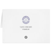 Funny Christmas Lemurs Greeting Card (Dos Horizontal)