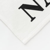 Funny Christmas Matching Couple Naughty Nice Photo Fleece Deken (Hoek)