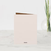 Funny Christmas moose add message  Feestdagen Kaart (Achterkant)