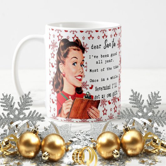 Funny Christmas Mug Best Friend "Dear Santa"