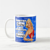 Funny Christmas Mug Best Friend "Give me Diamonds" (Gauche)