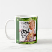 Funny Christmas Mug Best Friend "Naughty / Nice?" (Gauche)