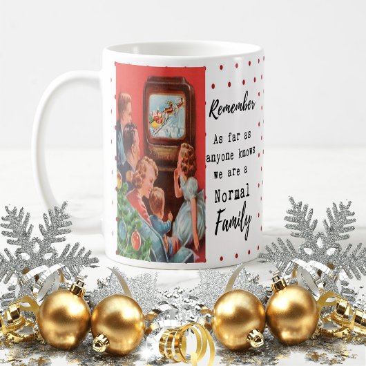 Funny Christmas Mug Best Friend "Normal Family"