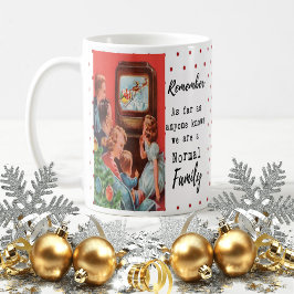 Funny Christmas Mug Best Friend "Normal Family" Koffiemok