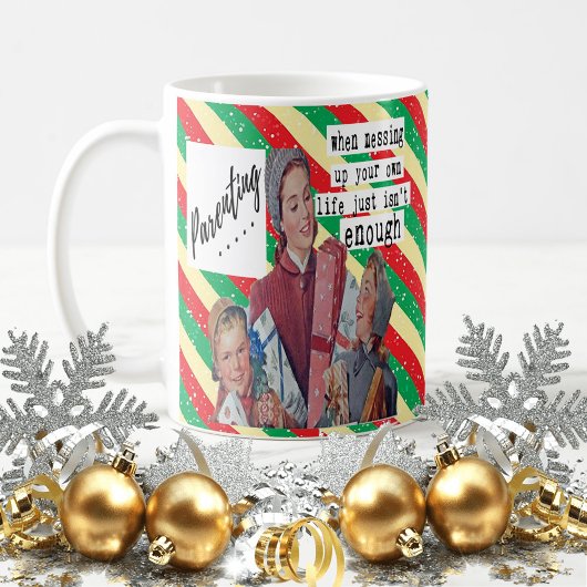 Funny Christmas Mug Best Friend "Parenting..."
