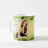 Funny Christmas Mug Best Friend "White Christmas" (Devant gauche)
