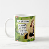 Funny Christmas Mug Best Friend "White Christmas" (Gauche)