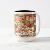 Funny Christmas Mug – “Calories Don’t Count in Dec (Devant droit)