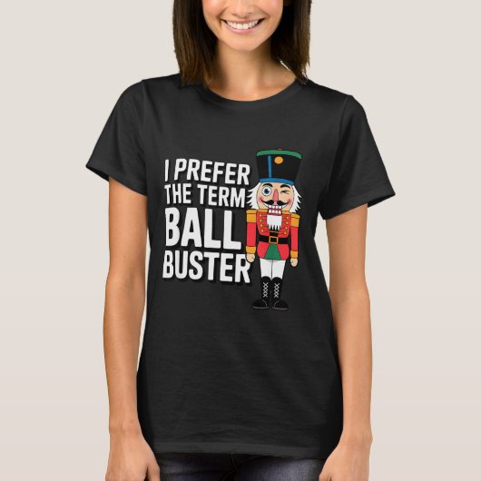 Funny Christmas Nutcracker- Ball Buster Funny Mens T-shirt (Voorkant)