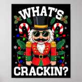Funny Christmas Nutcracker Men Kids N Boys Whats C Poster (Voorkant)