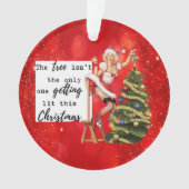 Funny Christmas Ornament Retro Best Friend Lit (devant)