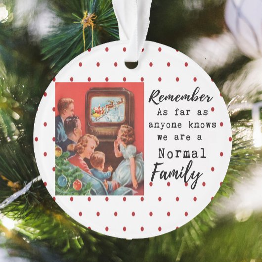 Funny Christmas Ornament Retro Best Friend Normal