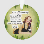 Funny Christmas Ornament Retro Best Friend White (devant)