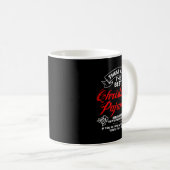 Funny Christmas Pajamas Donald Trump Gag Joke Pjs Koffiemok (Voorkant rechts)