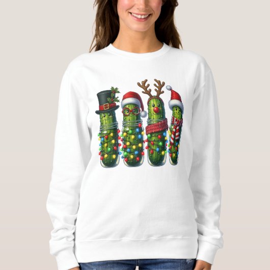Funny Christmas Pickle  Trui (Voorkant)