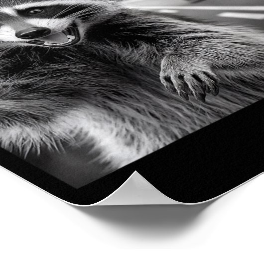 Funny Christmas Raccoon Shirt Raccoon Selfie With Poster (Hoek)