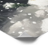 Funny Christmas Reindeer Reading on the Toilet Poster (Hoek)