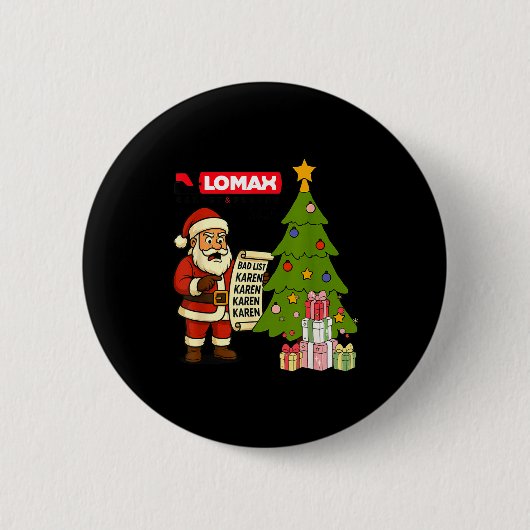 Funny Christmas  Ronde Button 5,7 Cm (Voorkant)