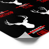 Funny Christmas Santa Reindeer List Pajamas For De Poster (Hoek)