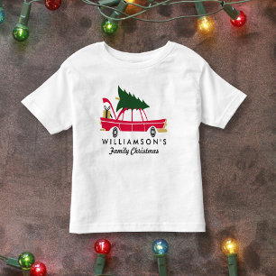 Funny Christmas Shirt voor familie kerstboom