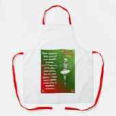 Funny Christmas Skeleton Wishes for woman Schort (Voorkant)