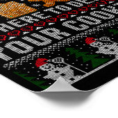 Funny Christmas Tech Suprt Computer Poster (Hoek)