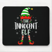 Funny Christmas The Innocent Elf Family Matching X Muismat (Voorkant)