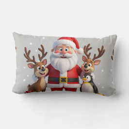 Funny Christmas Throw Pillow Kussen