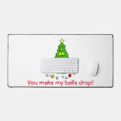 Funny Christmas Tree Joke Make Balls Drop Holiday (Clavier et souris)