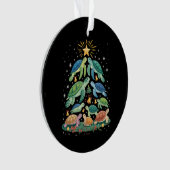 Funny Christmas Turtle Gift Turtle Christmas Tree (devant)