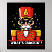 Funny Christmas Whats Crackin Nutcracker Men Kids Poster (Voorkant)