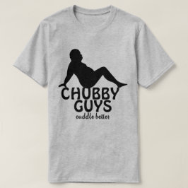 Funny Chubby jongens Cuddle Better T-shirt
