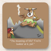 Funny Cigars en Scotch Humor Onderzetter set (Voorkant)