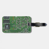 Funny circuit board bagagelabel (Achterkant horizontaal)