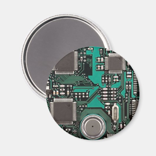 Funny circuit board magneet (Voorkant / Achterkant)