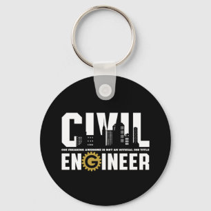 Funny Civil Engineer Civil Engineering student Sleutelhanger