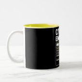 Funny Civil Engineer Two-Tone Coffee Mok (Links)