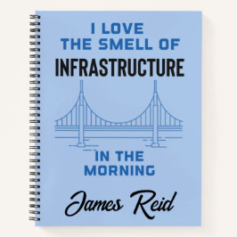 Funny Civil Engineering Bridge Engineer Notitieboek